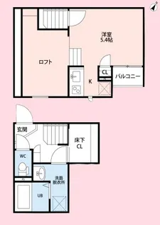 CB北本グランツ【2階】の間取り