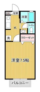 サンセールSATSUKI【2階】の間取り