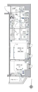 クレイシア菊川【6階】の間取り