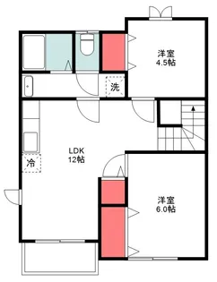 オリオンB【2階】の間取り
