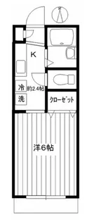 早稲田WEST【1階】の間取り