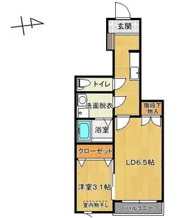 ルーチェ香久池【1階】の間取り
