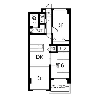 シャトー三和青山【3階】の間取り