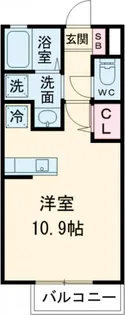 クリア フラッツ【1階】の間取り