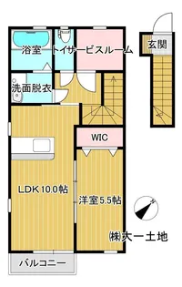 ポラーノコスモC【2階】の間取り