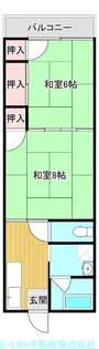 ケイオス長嶺南【2階】の間取り
