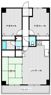 ソネット高野【5階】の間取り