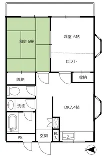 エターナル錦【2階】の間取り