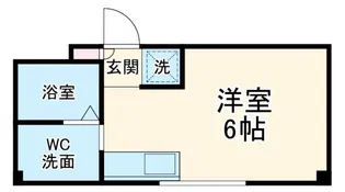 rokujo house【3階】の間取り