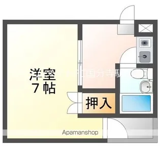 アメニティコウヤマ第11ガーデン【1階】の間取り