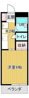 ハーモニー神代【1階】の間取り