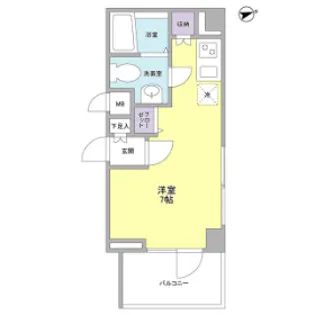 リバーレ秋葉原【7階】の間取り