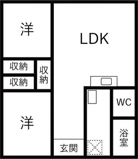 リアライズ木曽川【6階】の間取り