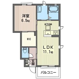 レジデンス ラソ B【1階】の間取り