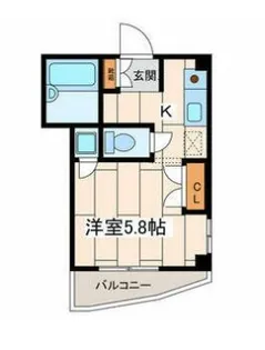 エミネンス小山【4階】の間取り
