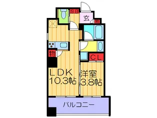 アピリラージュ【9階】の間取り