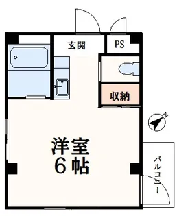 パルコモンクロダ【1階】の間取り