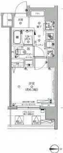 スクエアシティ東神奈川【4階】の間取り