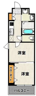 No.105 ORIENTBLD【4階】の間取り