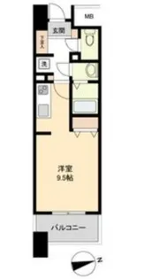 パークフラッツ五橋【5階】の間取り