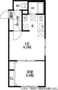 フラット南平岸【3階】の間取り