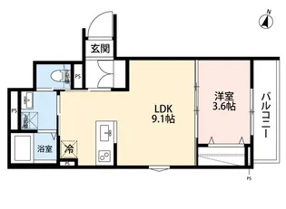 robot home 薬園台(ロボットホームヤクエンダイ)【1階】の間取り