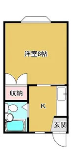 キャピトルハイツ北山【1階】の間取り