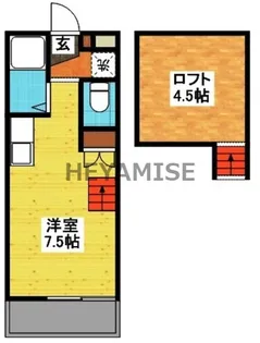 MODERN西山【2階】の間取り