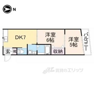 栄楽ビル【2階】の間取り