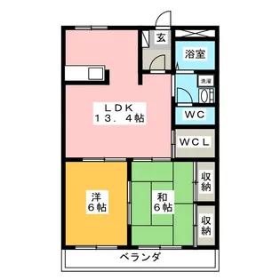 プリマヴェーラ【1階】の間取り