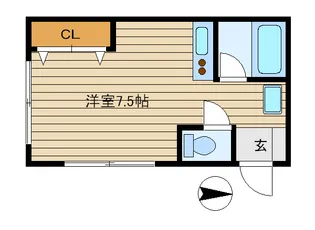 ふじみハイツ【1階】の間取り