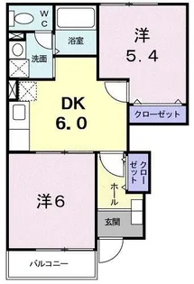 Oak・de・80【1階】の間取り