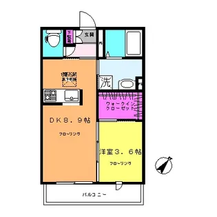 リラフォート【2階】の間取り