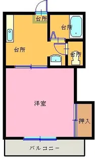 シャンブルボヌールC【1階】の間取り