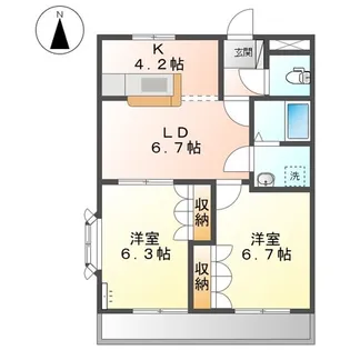 ラピュタ【2階】の間取り