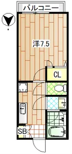 リヴェールTK【1階】の間取り