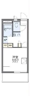 レオパレスHAZUKI【2階】の間取り