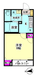 ヴィータフェリーチェ【2階】の間取り