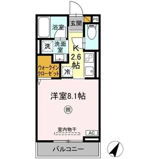 SERENVITA AMAKUBO【2階】の間取り