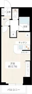 カスタリア新宿御苑【11階】の間取り