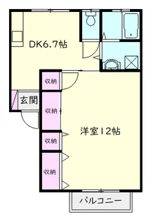 ハレルヤ【1階】の間取り