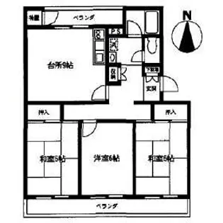 グリーンハイエスト【3階】の間取り