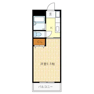 シベルニー磐田A【3階】の間取り