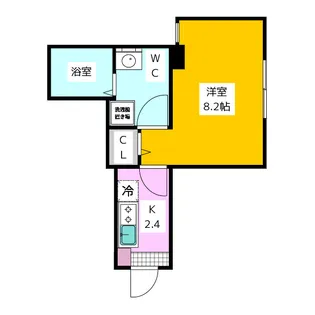 LA tika【2階】の間取り