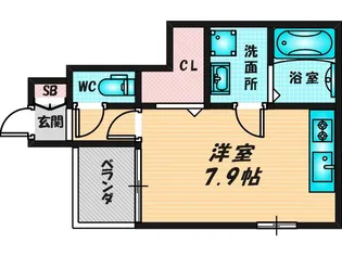 キャトルレーヴ【1階】の間取り