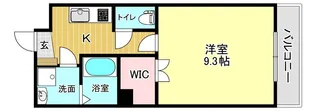 ヴィガラス9【2階】の間取り
