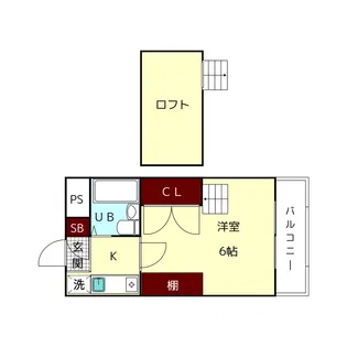 グレースシャンテ【2階】の間取り