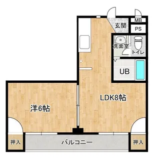 セントラルハイツ【4階】の間取り