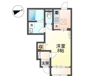 ソワヴィータ【1階】の間取り