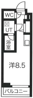 クラリッサ川崎梶ヶ谷【2階】の間取り